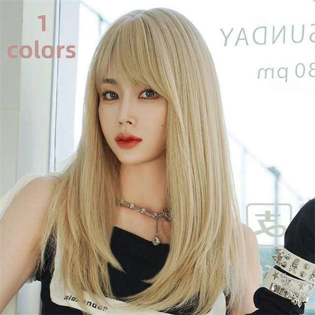 ウィッグ ロング ストレート フルウィッグ かつら 女性 耐熱